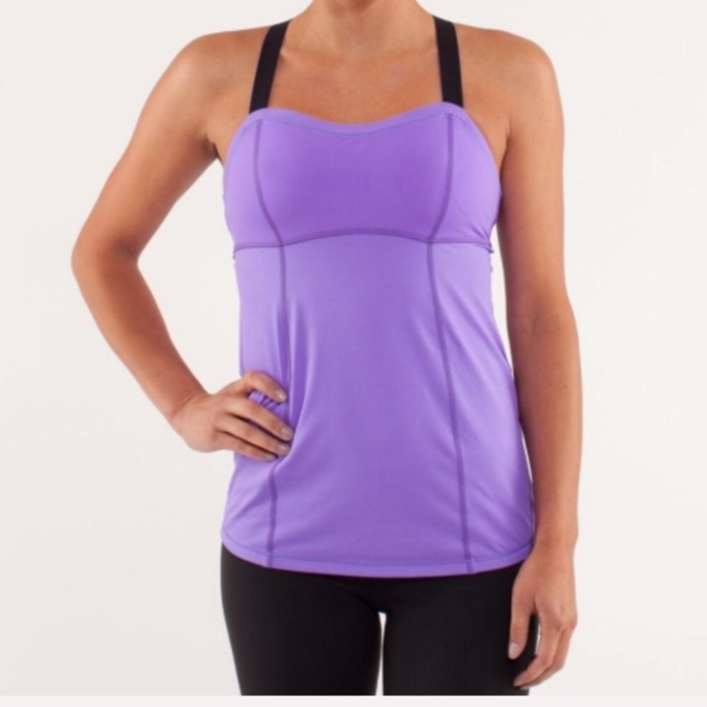 Lululemon Run: Catch Me Tank Purple tank top